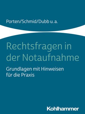 cover image of Rechtsfragen in der Notaufnahme